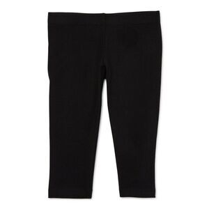 NWT Wonder Nation Little Girls Tough CAPRI Leggings Sz XS(4-5) Black
